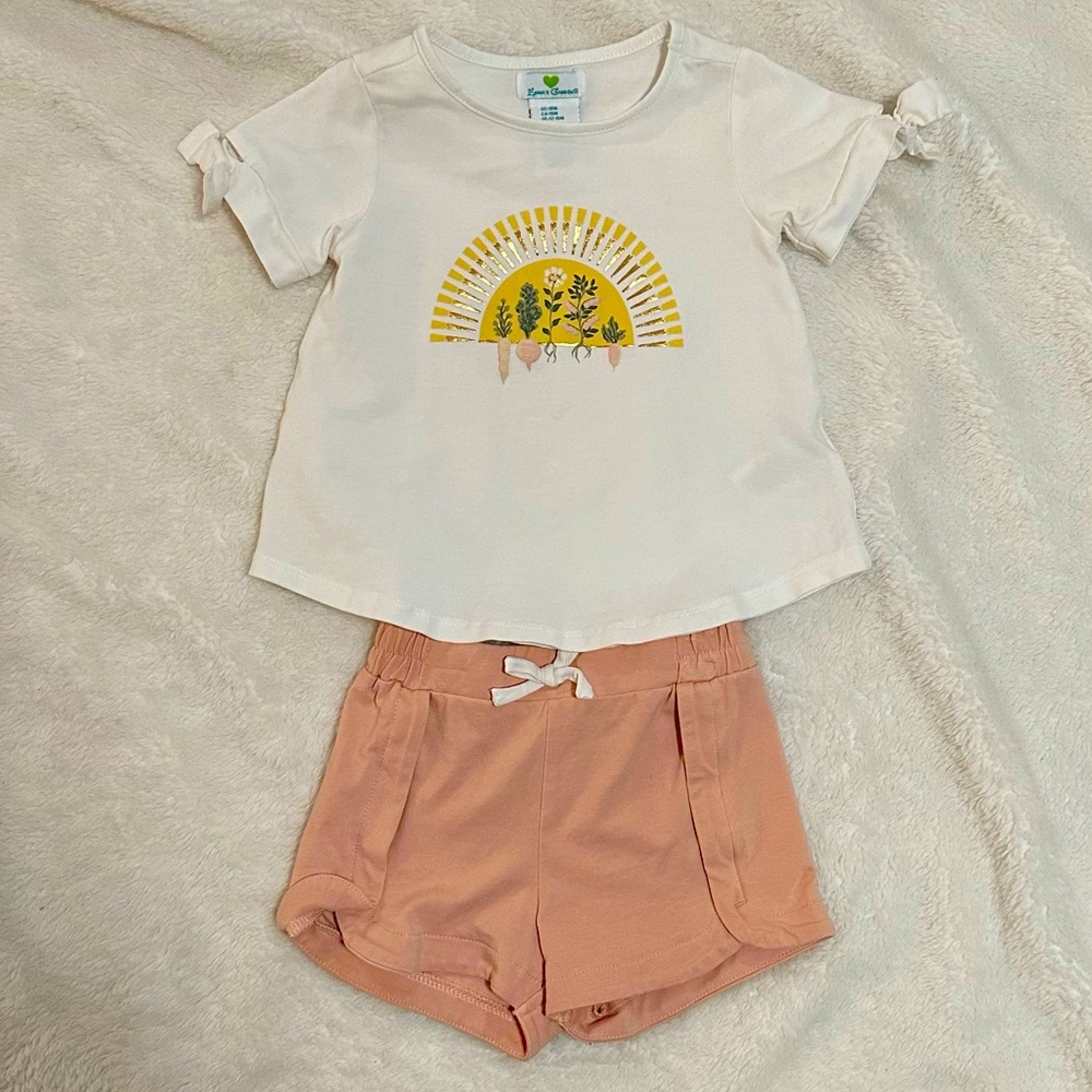 Emma's Garden Girl's Top & Shorts Set - 18M